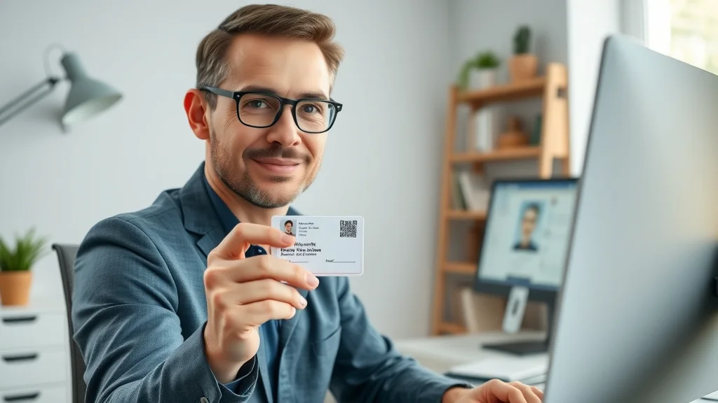 online notary verifying identification through webcam and digital interface during virtual notarization